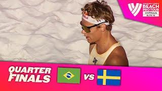 Evandro/Arthur vs. Åhman/Hellvig - Quarter Finals Highlights | Ostrava 2024 #BeachProTour