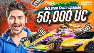 50000 UC MCLAREN CRATE OPENING | BGMI 3.5 UPDATE | ROAD TO 900K