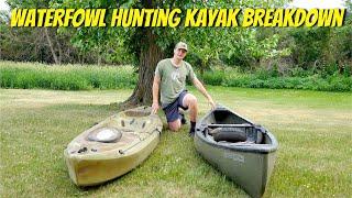 How To Pick The Right Kayak For Waterfowl Hunting