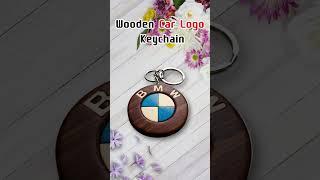 The Best Wooden Car Logo Keychain Collection (Merc, BMW, Audi, Toyota...) | IntarsiaCrafts