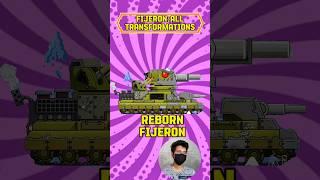 Fijeron all transformation in tank cartoon #cartoon #tank #tranformation