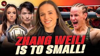 ERIN BLANCHFIELD: "ZHANG WEILI is TOO SMALL!" | MAYCEE BARBER is SCARED!" Shak MMA