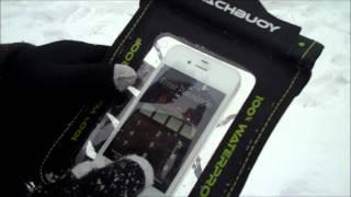 100% Waterproof Phone Case - Proporta BeachBuoy and Touch Screen Gloves