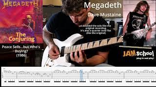 Megadeth The Conjuring Dave Mustaine Guitar Solo with TAB