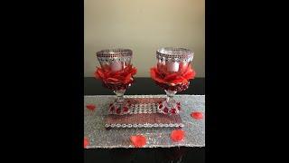 Valentine's Day DIYs Décor Ideas Dollar Tree #diys #homedecor #valentinesday #candleholders