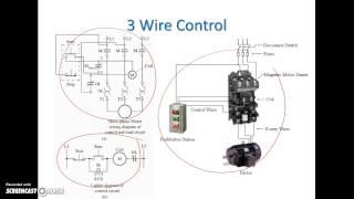 Ladder Diagram Basics #3 (2 Wire & 3 Wire Motor Control Circuit)