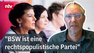 "BSW ist eine rechtspopulistische Partei": Politologe zu Ost-Wahlen | ntv