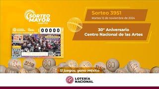 Sorteo Mayor No. 3951: Celebrando el 30 Aniversario del Centro Nacional de las Artes