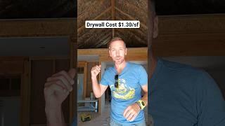 Cost of Drywall for ADU Build