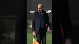 Heir to the throne, ref on the field! Prince William's day on the football pitch