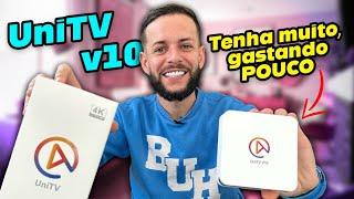 UNI TV V10 - Agora sim ! Tá na hora de COMPRA O SEU ! #unboxing #custobeneficio