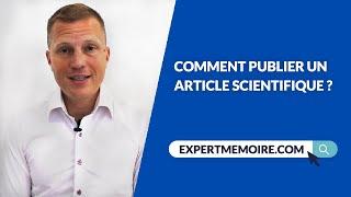 Comment publier un article scientifique?