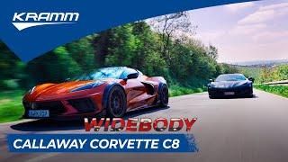 Corvette C8 in Extrabreit | Body Kit by Callaway x Kramm | US CARS GERMANY by KRAMM