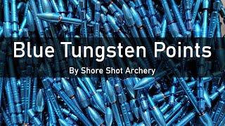 Limited Edition Blue Tungsten Points By Shore Shot Archery