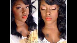 Orange & Copper Spring Makeup Tutorial