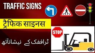 Traffic Signs in Hindi हिंदी Urdu (اردو)Theory Test ट्रैफिक साइनस I ٹراففک کے نیشانآتھ #TrafficSigns