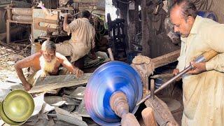 Massively Manufacturing Process of  Iron Tub (Dabra) From Rusty Oil Drum || Handmade Manufacturing