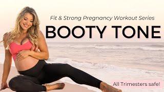 24 min Booty Tone | Fit & Strong Pregnancy Workout Series with Krystal Nielson