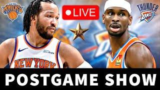 Knicks Bench Has MAJOR PROBLEM! | Knicks V OKC Thunder POSTGAME SHOW w/ Game Recap & LIVE Reaction