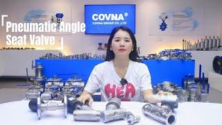 Pneumatic Angle Seat Valve - COVNA Valve