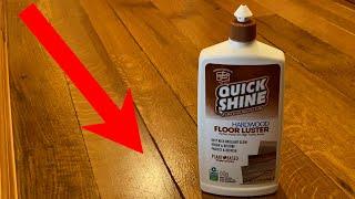 How to Apply Quick Shine Floor Polish to Rejuvenate Wood Floors.