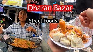 Trying Street Foods in Dharan Bazar | Walking Tour of Dharan Bazar |