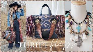 2 BOHO THRIFT FLIPS & 1 BOHO DIY