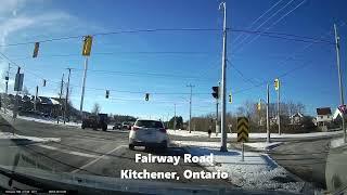 Guelph, Ontario to Kitchener via Kossuth Road (Jan. 4/22)