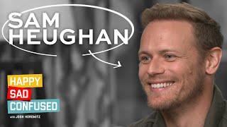 Sam Heughan talks OUTLANDER season 7, LOVE AGAIN, James Bond! Happy Sad Confused