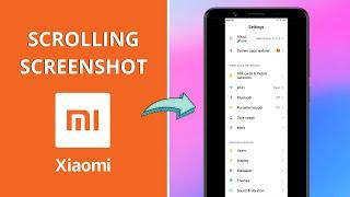 Take a Long Scrolling Screenshot in Xiaomi Redmi [MIUI]