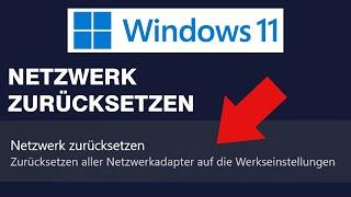 Windows 10/11 Netzwerkeinstellungen zurücksetzen LAN & WLAN Probleme beheben [2024]