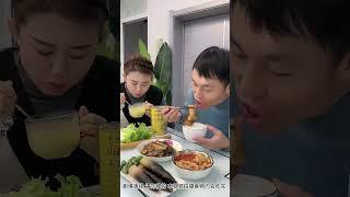 Funny Husband and Wife Yummy Food Eating Challenge  Ep 80