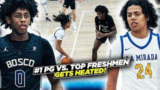 #1 Freshman vs The #1 Sophomore PG Got HEATED!