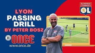Lyon - passing drill by Peter Bosz