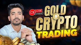 Live Market Analysis For Gold & Crypto || 03 January  || #goldtrading #bitcoin #cryptotrading