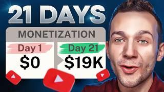 I Monetized a YouTube Channel in 21 Days and Made $19K in a Single Month