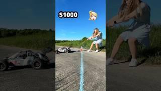 $1000 RC Car VS Girl Tug of War in Texas! 