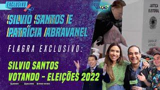 FLAGRA EXCLUSIVO: SILVIO SANTOS VOTANDO I Corte: Entrevista Silvio e Patrícia Abravanel