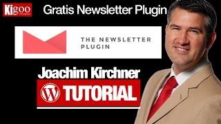 Wordpress Tutorial - Folge 2 - Kostenloses Newsletter Plugin