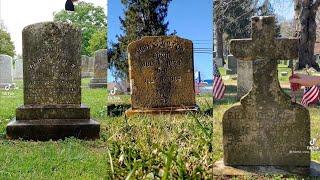 SATISFYING GRAVESTONE CLEANING TIKTOKS COMPILATION |•Part1