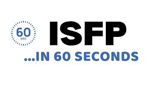 How To Spot an ISFP in 1 Minutes...