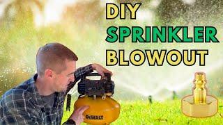 The Easy Way to Blow Out a Sprinkler System || Key Tips to Avoid Freeze Damage