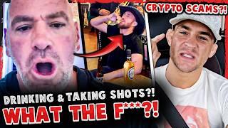 FOOTAGE EMERGES of Merab DRINKING & TAKING SHOTS?! Dustin Poirier HACKED w/ CRYPTO SCAMS?! UFC 306