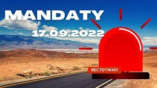 Mandaty od 17.09.2022 r