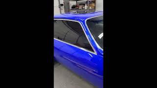 Tamco Paint's Custom Color Blue Nitrous on 1971 Vega