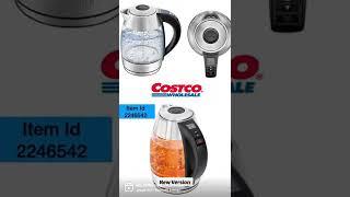 USA Costco Chefman 1.8L Digital Precision Electric Kettle with Tea Infuser