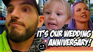 WE WENT TO DISNEYLAND FOR OUR WEDDING ANNIVERSARY! || Smackdown Sacramento and Disneyland Vlog