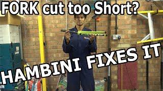 Fork Steerer Cut too Short?  An Elegant Fix | HAMBINI FIXES