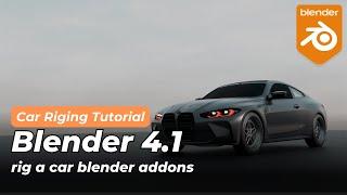 Blender 4.1 Rig Any Car in MINUTES | Quick And Easy Rig A Car Tutorial (For Beginners!)