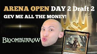 GEV ME ALL THE MONEY! | Arena Open Day 2 Draft 2 | Bloomburrow Draft | MTG Arena